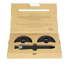 CRISTEL - Mutine Removable Set 1 Handle And 2 Side Handles - Black - Øvrige bageredskaber - Træ farvet