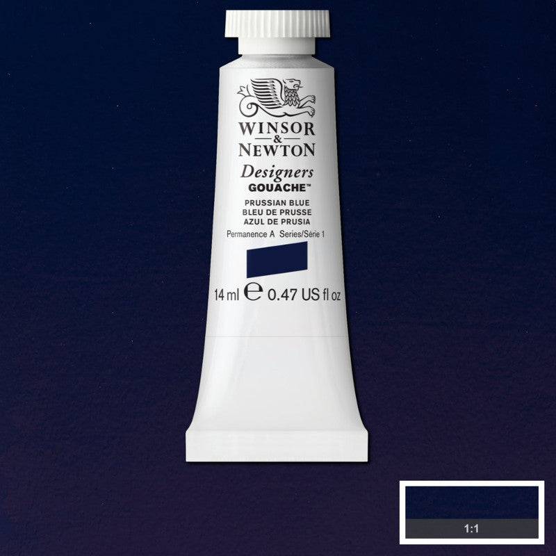 Winsor & Newton Designers Gouache – Tub 14 ml 538 Prussian blue