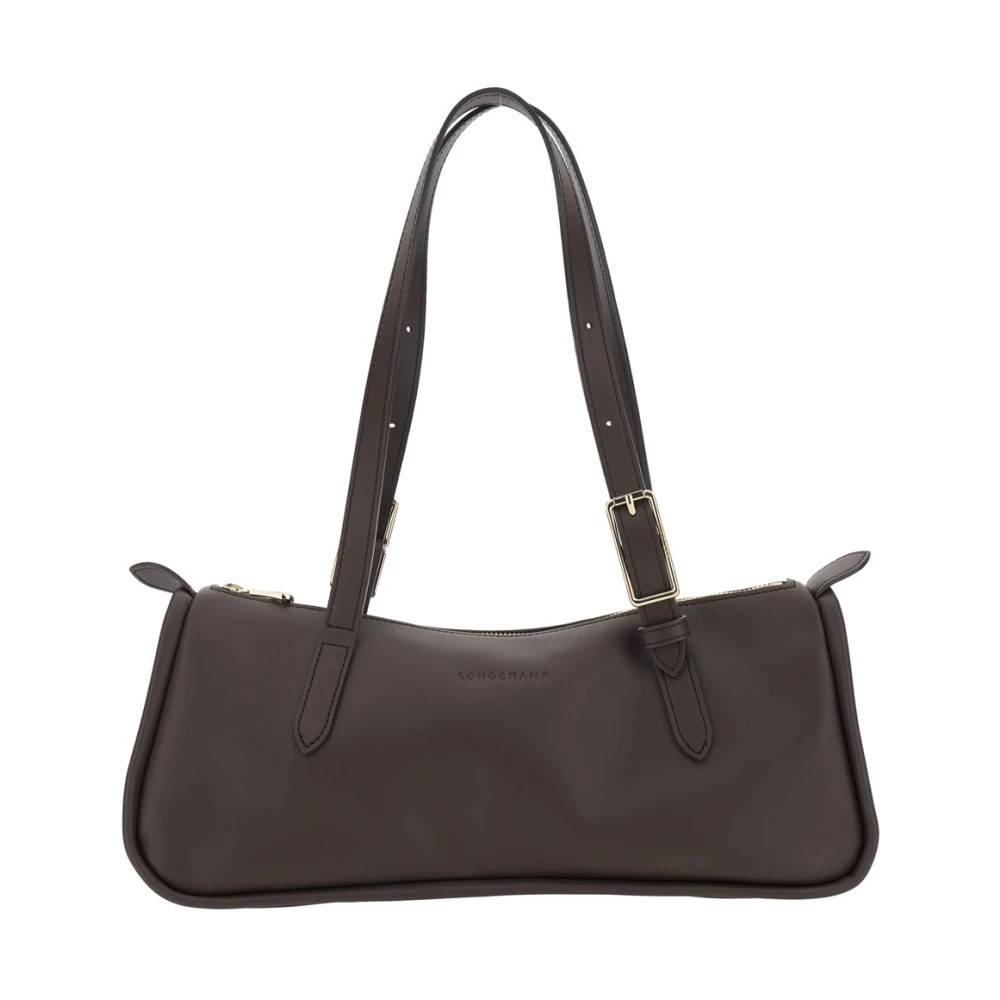 Longchamp, Tasker , Dame, Brun, ONE SIZE, Uld, Loong Skuldertaske