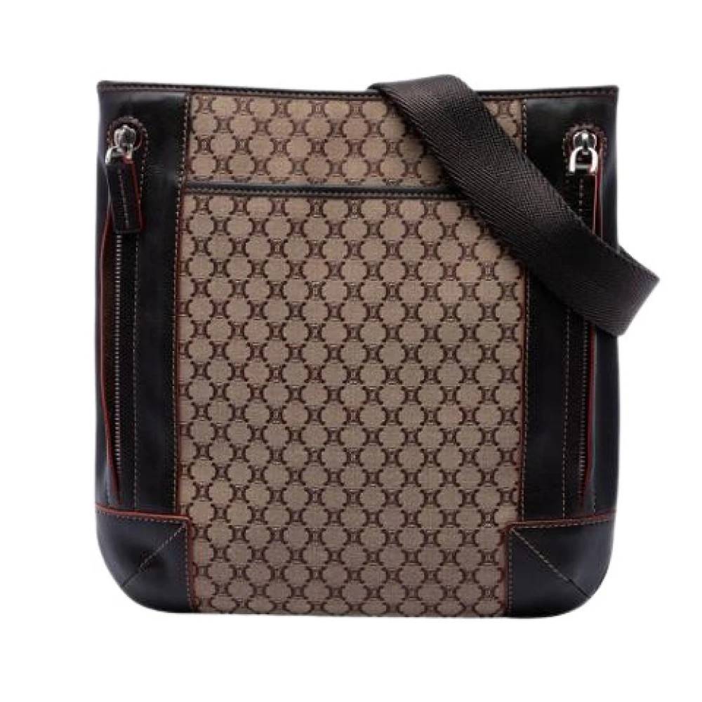 Celine Vintage - Pre-owned Canvas Messenger Bag Vintage - Dam - ONE Size - Läder