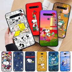 AN11 Snoopy Black Case for Xiaomi Poco X6 M5 M6 F5 F6 F1 C65 C55 C50 C51 C40 Redmi Note 7 8 14C A3X 13C 12C 11 10A 9C Pro Sofe Cover Redmi 13C 5G