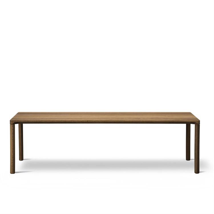 Fredericia Furniture Piloti 6715 Sofabord Røget Olieret Eg H35 cm