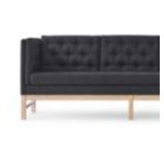 Fredericia Furniture Erik Jørgensen EJ 315-3 3 Pers. Sofa L: 210 cm - Mood 2101 Koksgrå/Sæbebehandlet Eg