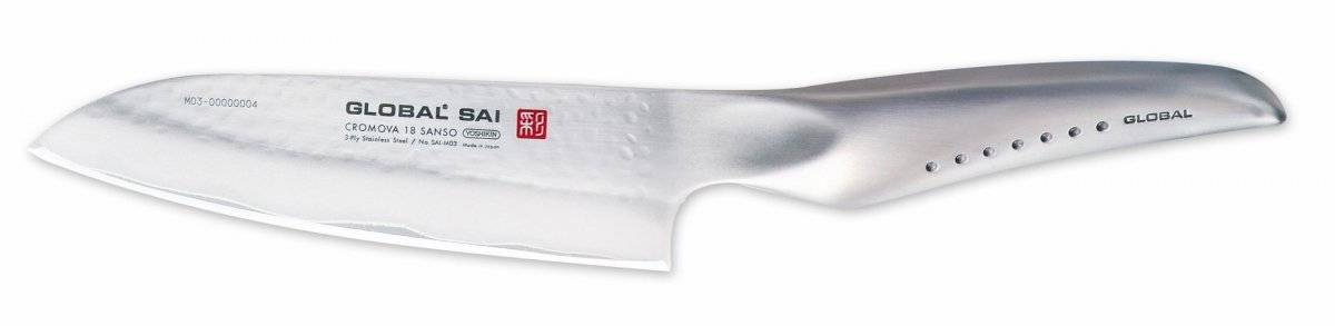 Global SAI Santokukniv 13,5cm