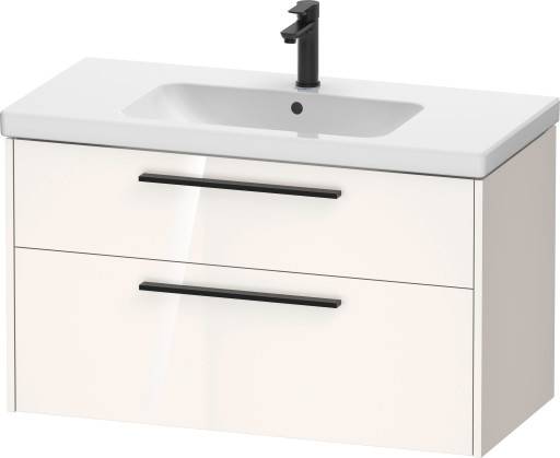 Duravit D-Code möbelpaket, 100x48 cm, vit högglans