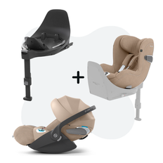 Cybex Cloud T + Sirona T + Base T Cozy Beige Plus Package Deal