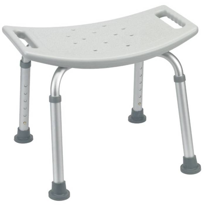 Duschpall med justerbar höjd, 42 cm bred