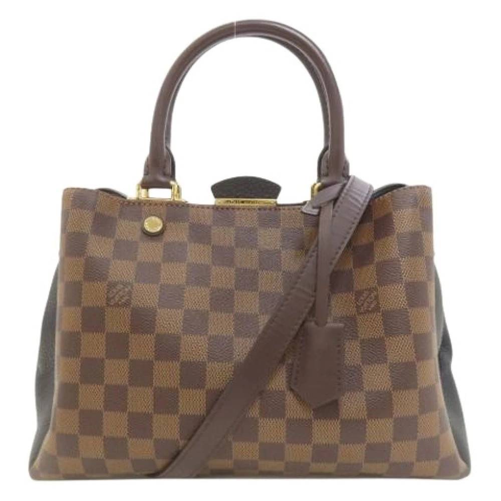 Louis Vuitton Vintage Pre-owned Damier Canvas Håndtaske - Vintage - Dame - Brun - ONE SIZE - Uld