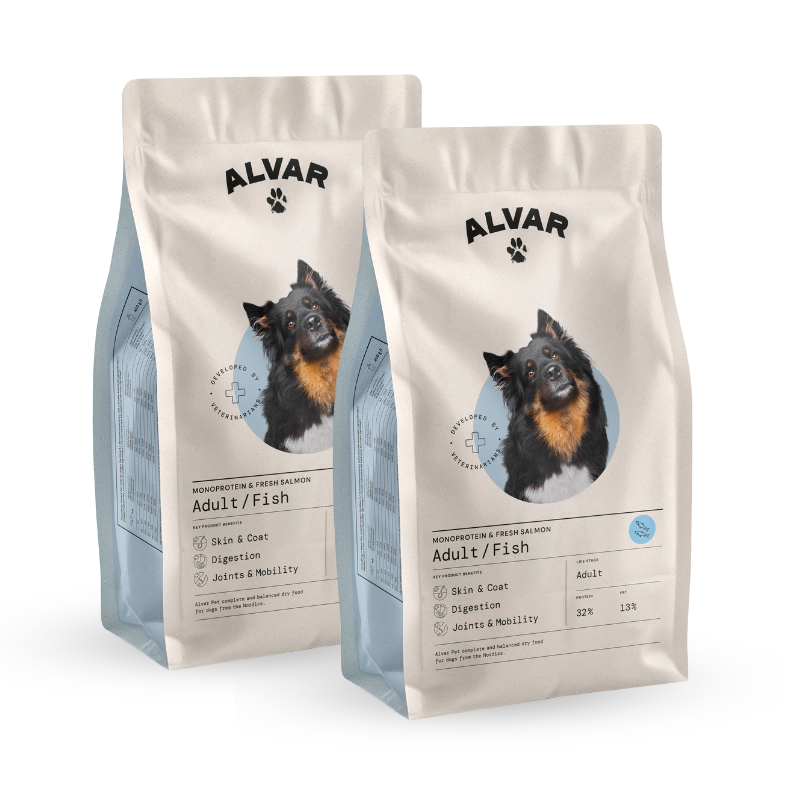 Alvar Pet Adult/Fish dry food 2 x 7 kg - Default Title