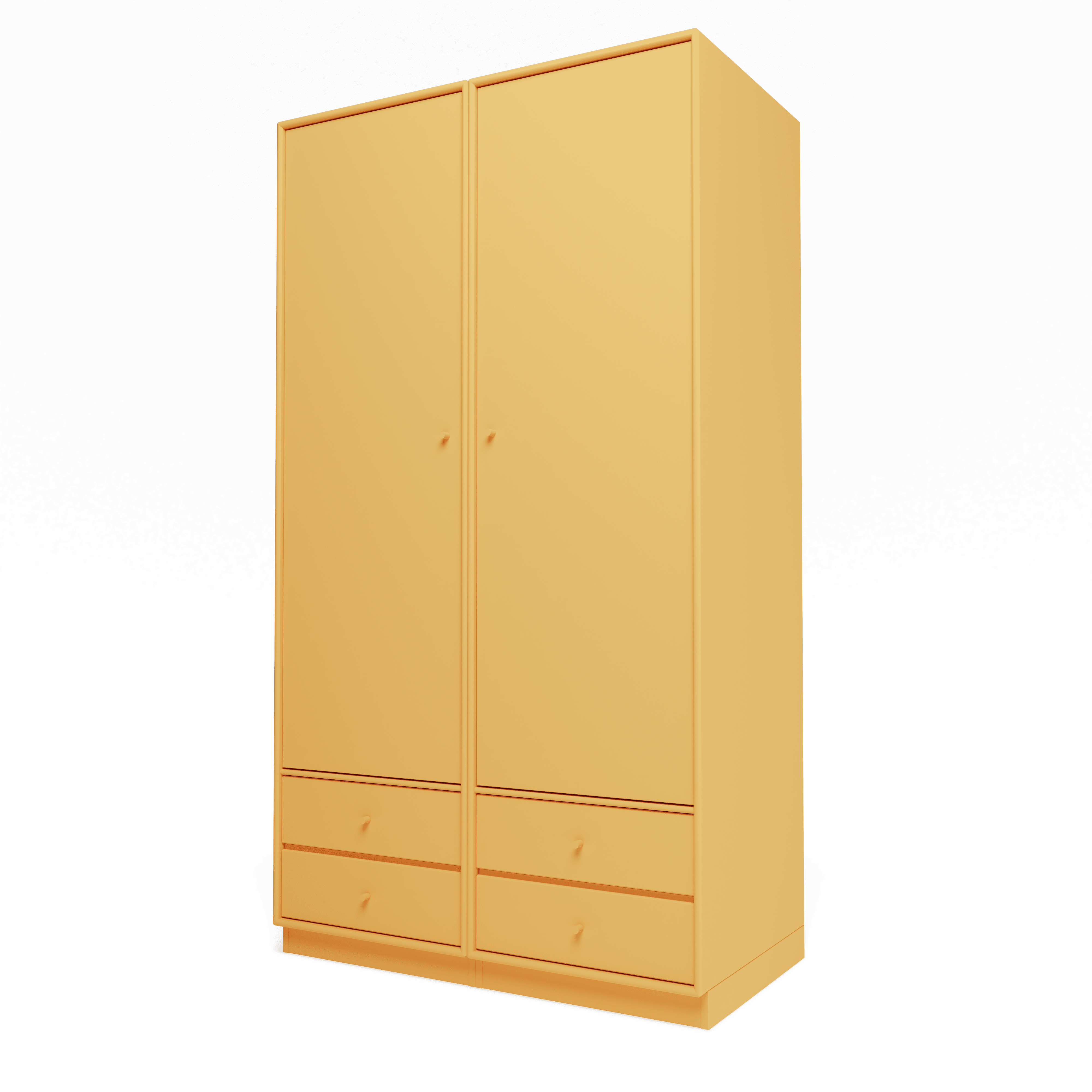 Attire IV garderobe, inkl. sokkel 7 cm fra Montana Acacia - Jacobsen Plus