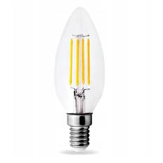 Vintage glödlampor LED E14 4W 430lm, 2700K varmt gulaktigt ljus, 6st