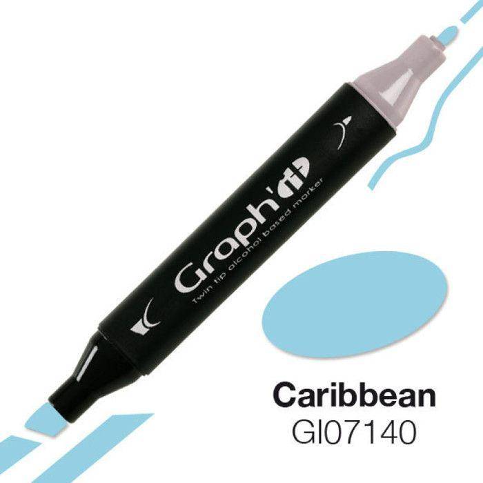 Marqueur à l'alcool Graph'it 7140 Caribbean blå