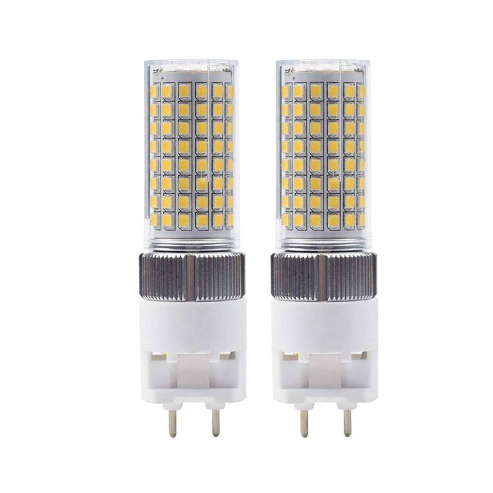 2Pcs 16W G12 LED Corn Light Bulbs 100-277V, Warm/Cool White Decoration Lights 360 Super-Bright for Home Room A