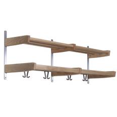 Meja Hatthylla 2 plan 115cm vitpigmenterad ek
