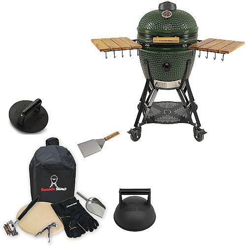 Kamado Sumo - Classic Large grillpaket premium. Grön