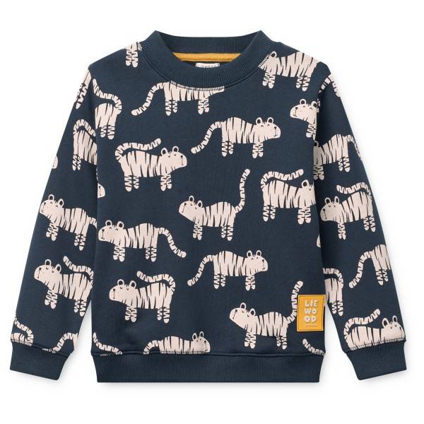 LIEWOOD Kid's Ridley Printed Sweatshirt Sweatere Børn størrelse 122/128 farve blå