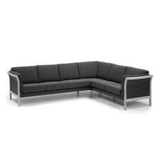 Skalma Aswan sofa (Hjørnesofa venstrevendt - B275 x D215 x H82 cm, Kort sædedybde - 50 cm, Stof, Eg)
