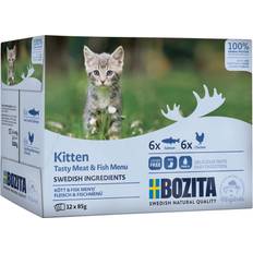 Bozita kitten kött & fisk i sås Multibox 12x85 g