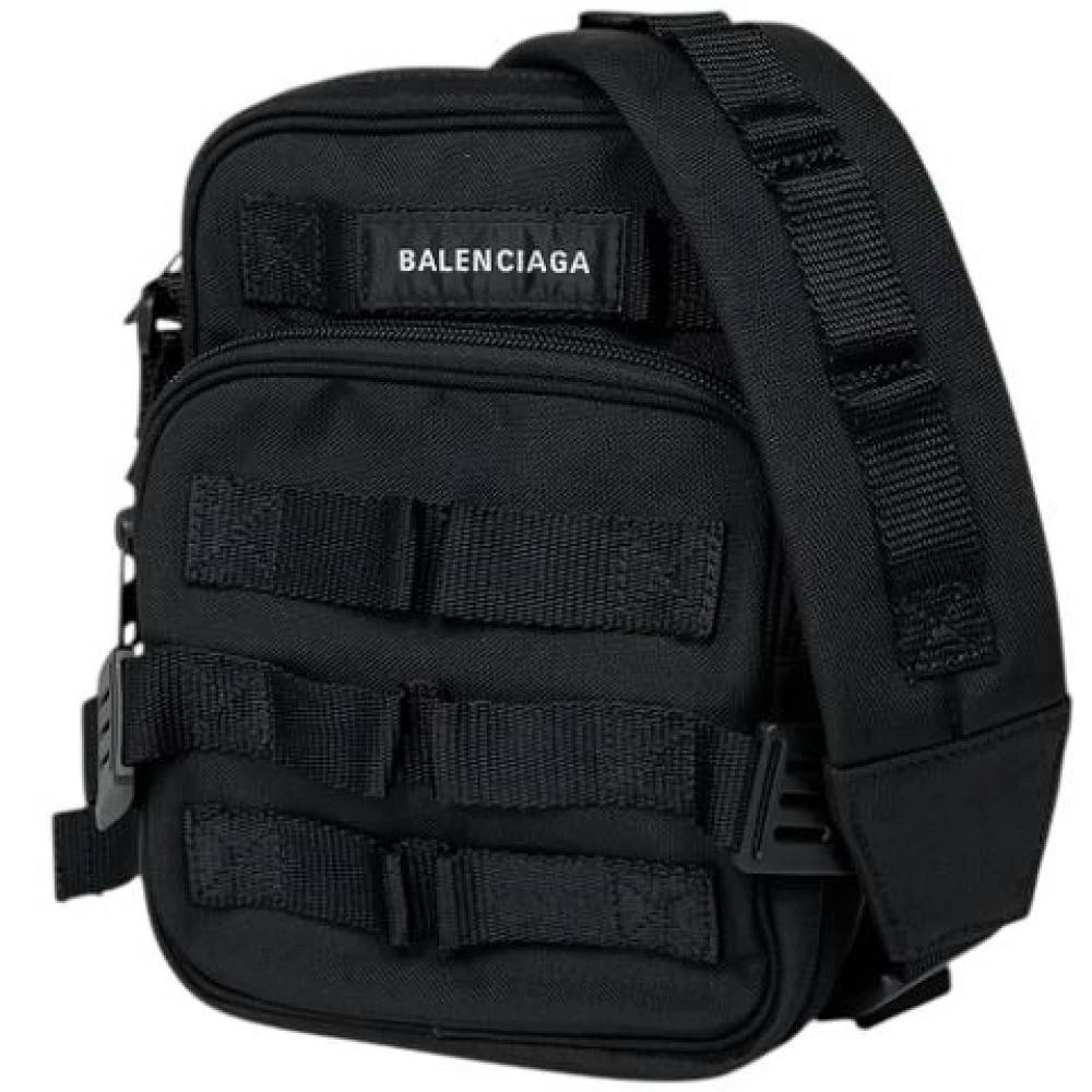 Balenciaga Vintage Pre-owned Vintage Nylon Skuldertaske - Vintage - Dame - Sort - ONE SIZE - Uld