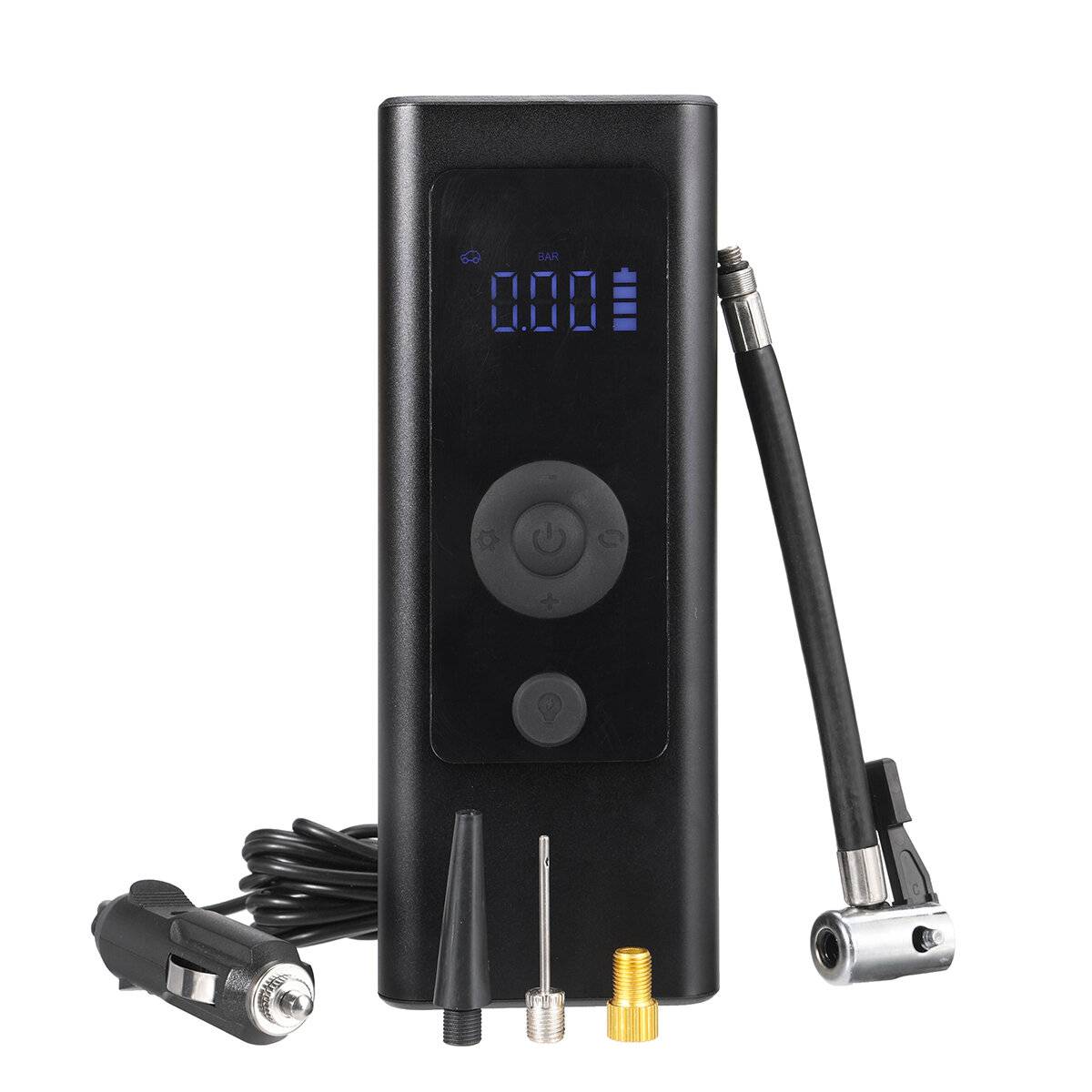 KROAK HB-NX8A Air Pump 150PSI 3-Purpose with Power Bank LED Emergency Lighting 60L/min 4 Preset Modes Compact Portable T