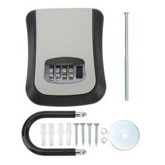 Wall Mounted Key Lock Box Combination Lock Box Wall Mounted Waterproof Key Storage Lock Box