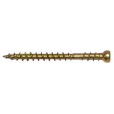 Golv-/Sockelskruv Gunnebo Fastening 4,2 mm Gulförzinkad Tx15