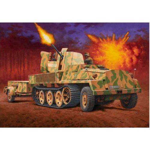 REVELL Modellset sWS med Flak43 och Sd.Ah58 Ammo Trailer