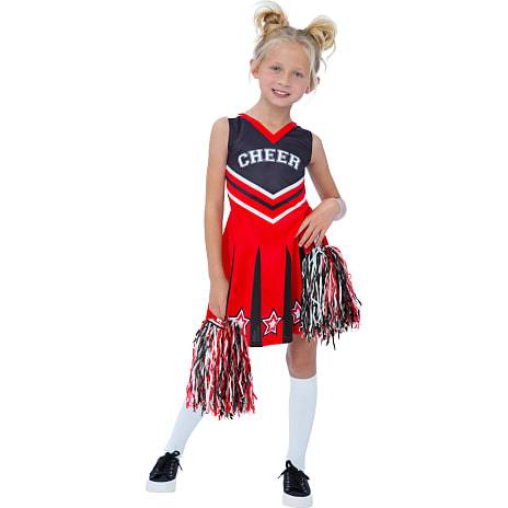 Cheerleader kostume str. 164 cm (På lager i butik)