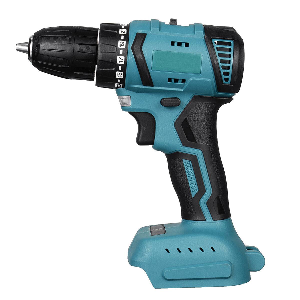 Drillpro 80N.m 2000RPM Borstlös Trådlös Slagborr Slagskruvdragare Variabel Hastighet för Makita18V Batteri