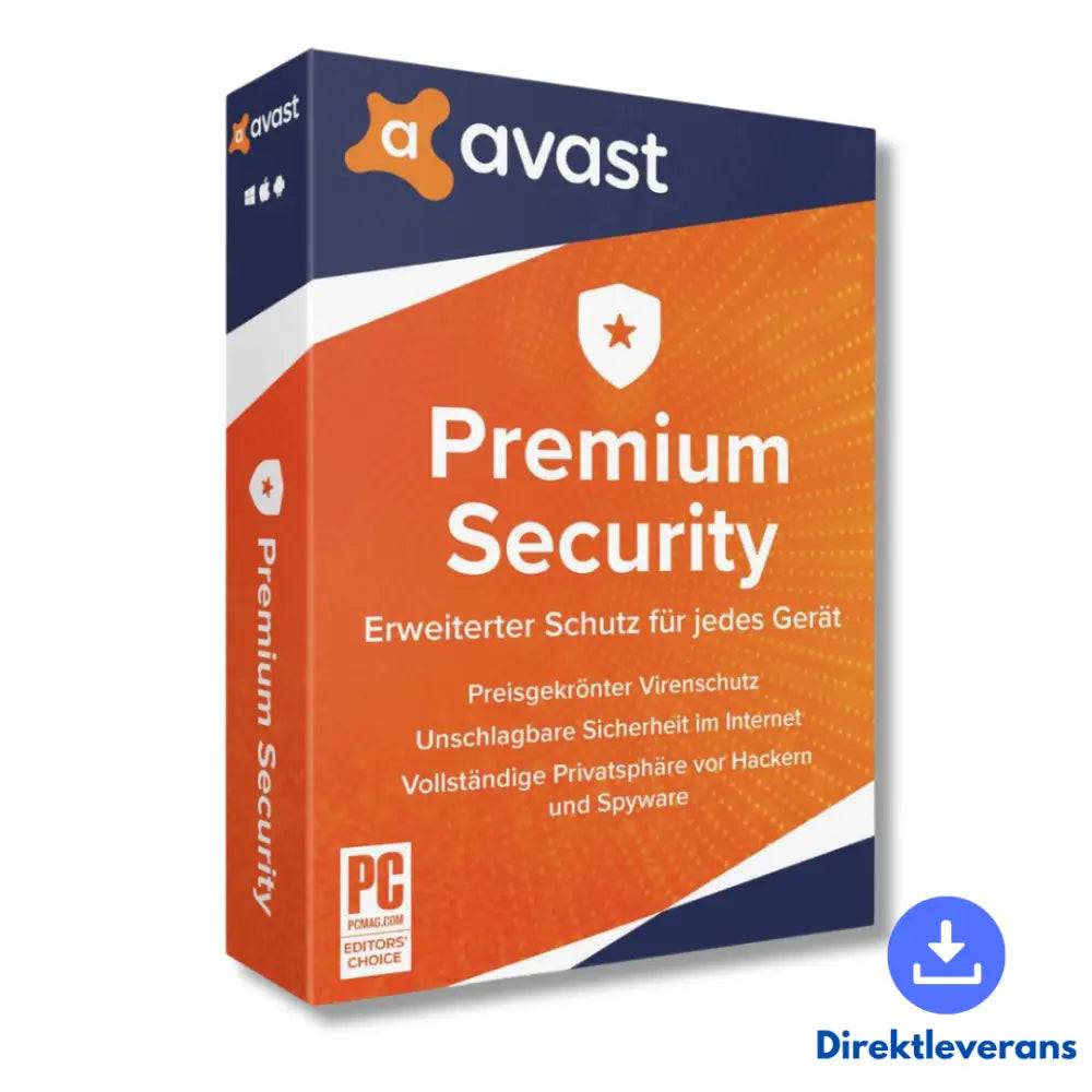 Avast Premium Security 2022 - 1 Års Licens