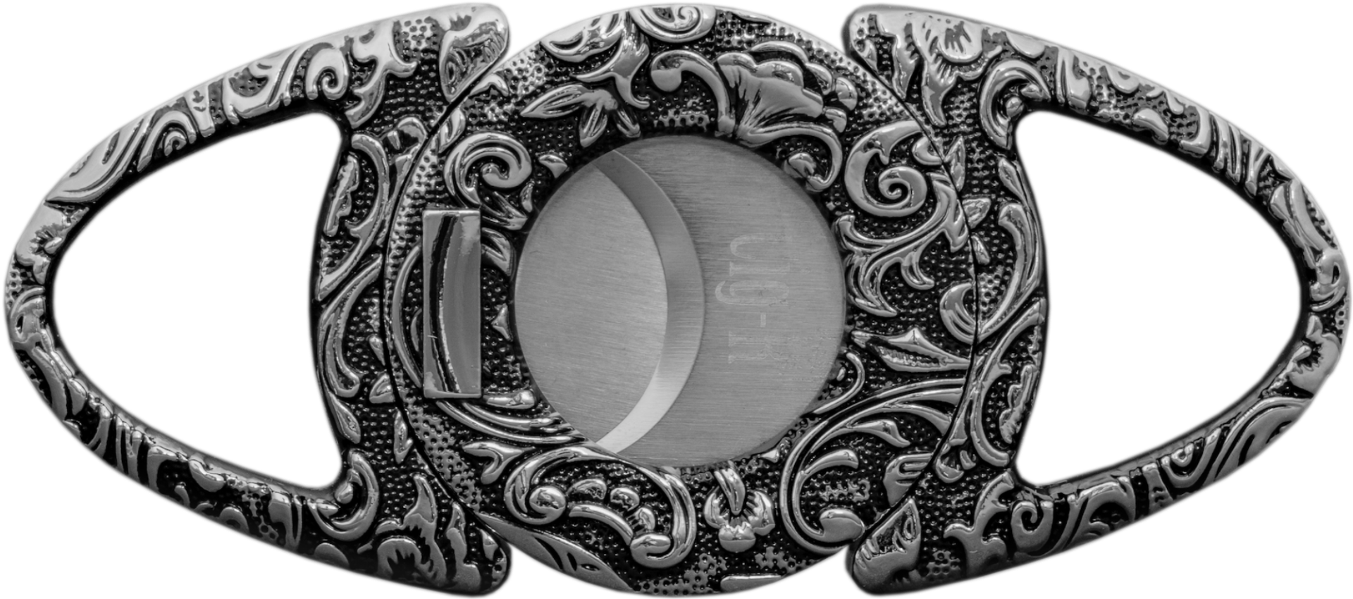 Cigar Cutter Bull's Eye Antik Silver