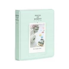 LoveInstant Fotoalbum 64 st. för Fujifilm INSTAX Mini 12 11 40 9 8 7s EVO LiPlay Link 2 SE / Pastellgrön