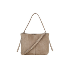 Becksöndergaard – Suede Fraya Small Bag, Moral Gray