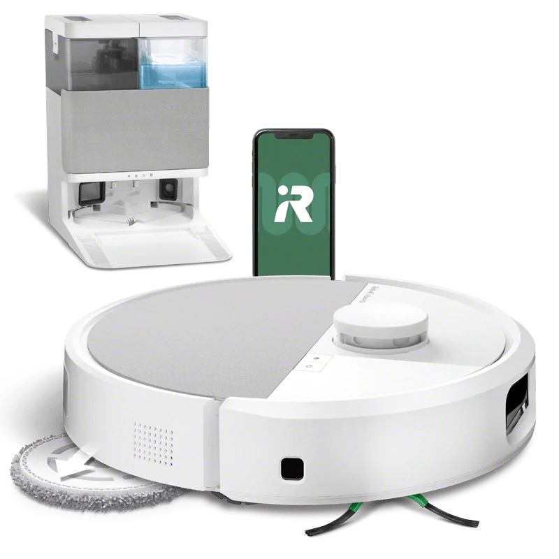 iRobot Roomba® Plus 505 Combo-robot + AutoWash ™-dock hvid eller sort - Sort