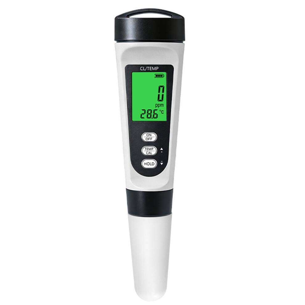 Digital Residual Chlorine Tester Multifunction Water Quality Tester CL2 Meter Pool Aquarium Drinking Water Testing Pen