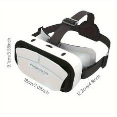 TEMU 3d Movie Vr Glasses, Integrated Game Console Glasses, Game Accessories, Gaming Gift For Winter