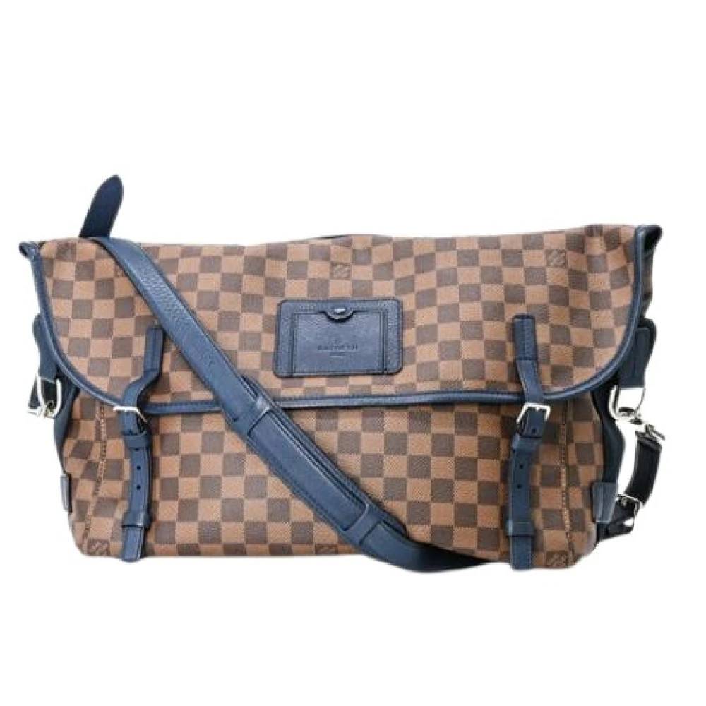 Louis Vuitton Vintage Pre-owned Vintage Skuldertaske - Vintage - Herre - Brun - ONE SIZE - Uld