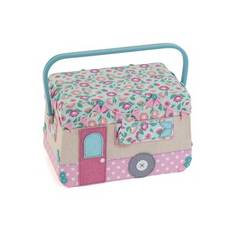Broderikit Syskrin Campingvogn 31x16 cm