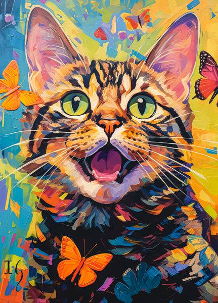 KIDEK pussel - Happy Cat, 260-bitar Default Title