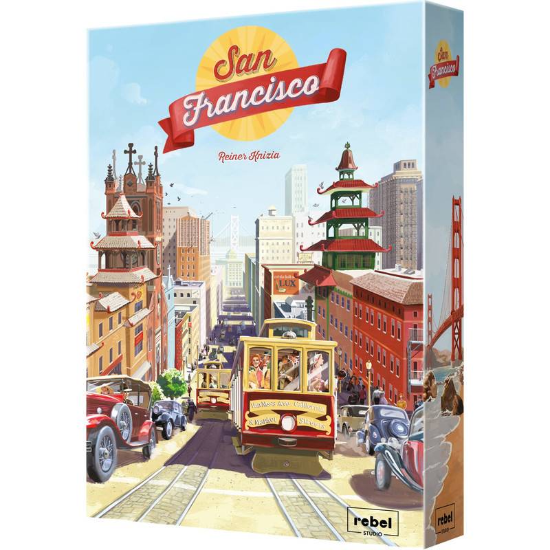 Rebel | San Francisco | Brettspiel | Alter 12+ | 2-4 Spieler | 45...