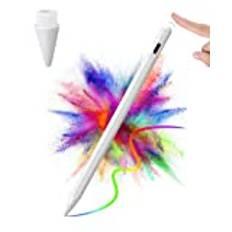Stift für iPad 2018-2022, Schnelllade Eingabestifte Apple Pencil mit Neigung & Palm Rejection, Magnetic iPad Stift Kompatibel mit iPad Air 3/4/5, iPad Mini 5/6, iPad 6-10 Gen, iPad Pro 11/12.9"