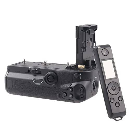 Fotga Vertikalt multifunktionellt strömbatterigrepp som ersättning BG-R10 + fjärrkontroll för Canon EOS R5 R5C R6 DSLR-kamera, batterihållare för upp till två LP-E6 LP-E6NH LP-E6N-batteri