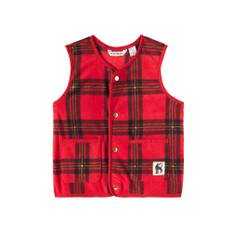 Mini Rodini Checked fleece vest