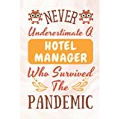 Hotel Manager Gifts: Lined Blank Notebook Journal for Hotel Manager, Funny Gift for Friends, Family, Coworkers