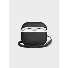 UNIQ TERRA GENIUNE LEATHER AIRPODS 3RD GEN CASE - DALLAS (BLACK)