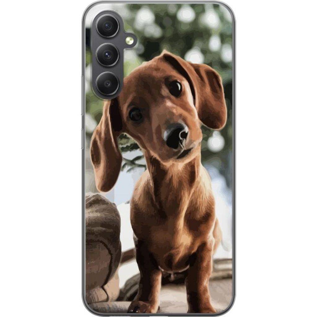 Samsung Galaxy A05s Transparent Mobilskal Ung Hund