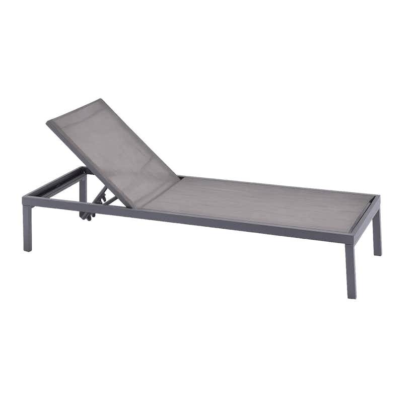 Palermo sollounger, black