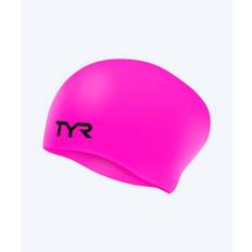 TYR badehætte til langt hår - Silicone - Pink