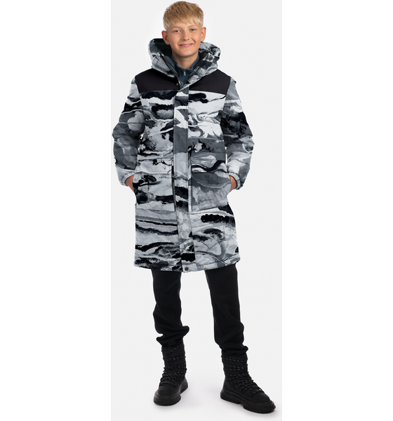 Huppa Karlis Kläder Dark Gray Pattern/ Black - 140