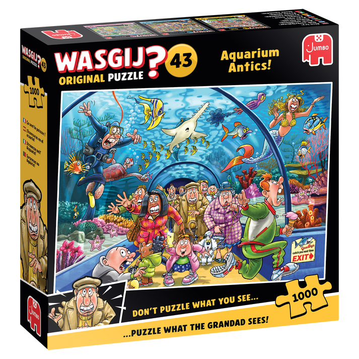 Pussel Wasgij - Original 43: Aquarium Antics 1000 Bitar